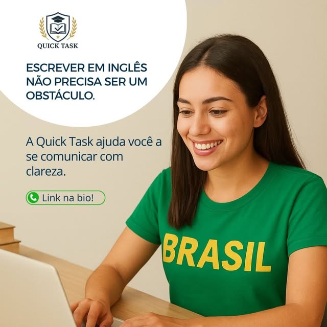 Post da Quick Task: Escrever em inglês não precisa ser um obstáculo