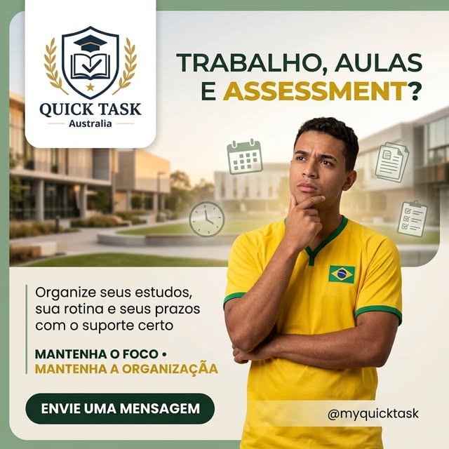 Post da Quick Task: Trabalho, aulas e assessment?