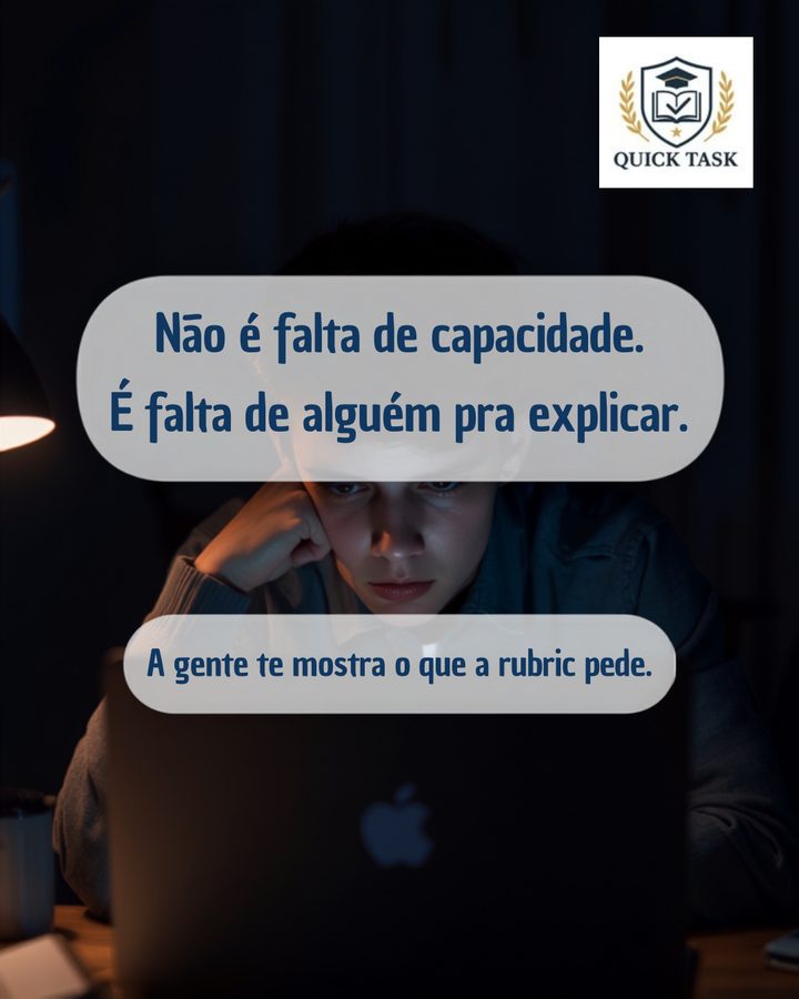 Não é falta de capacidade, é falta de alguém pra explicar